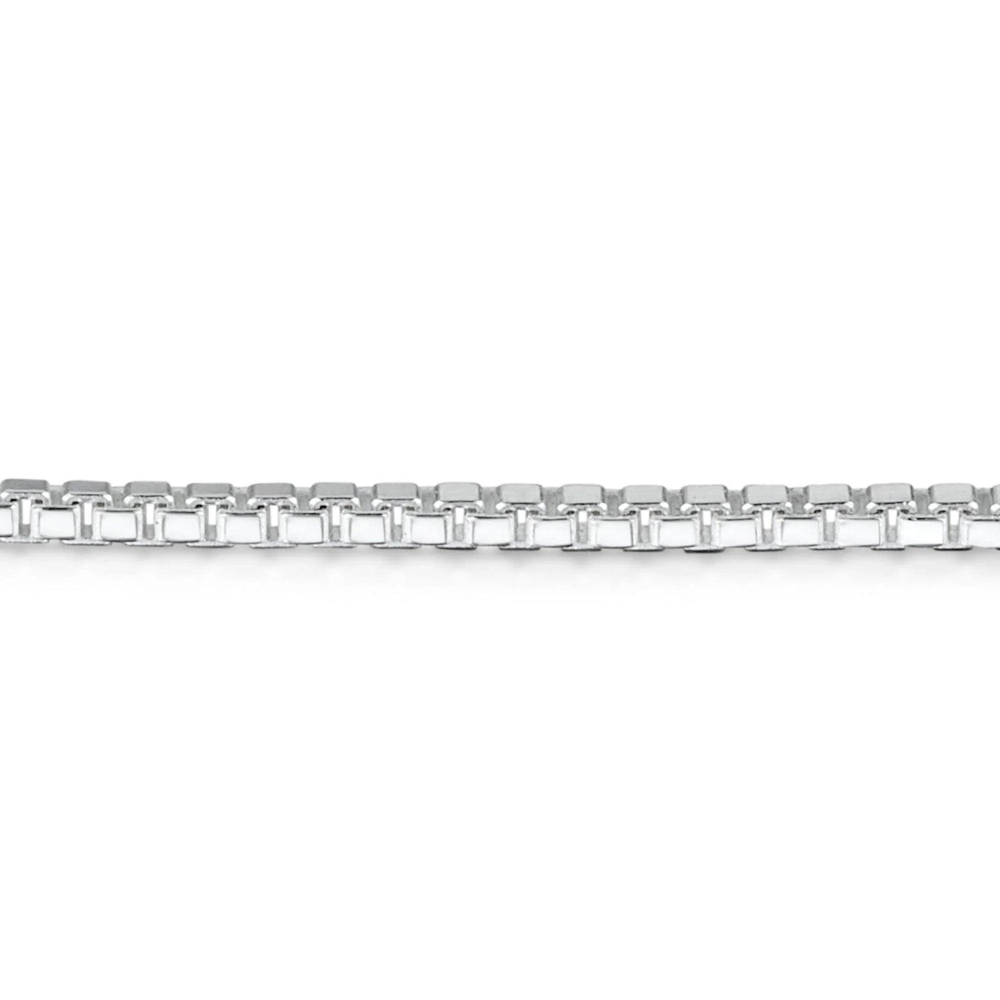 Sterling Silver Mackintosh Style Pendant with handpainted silver grey resin inset & box chain