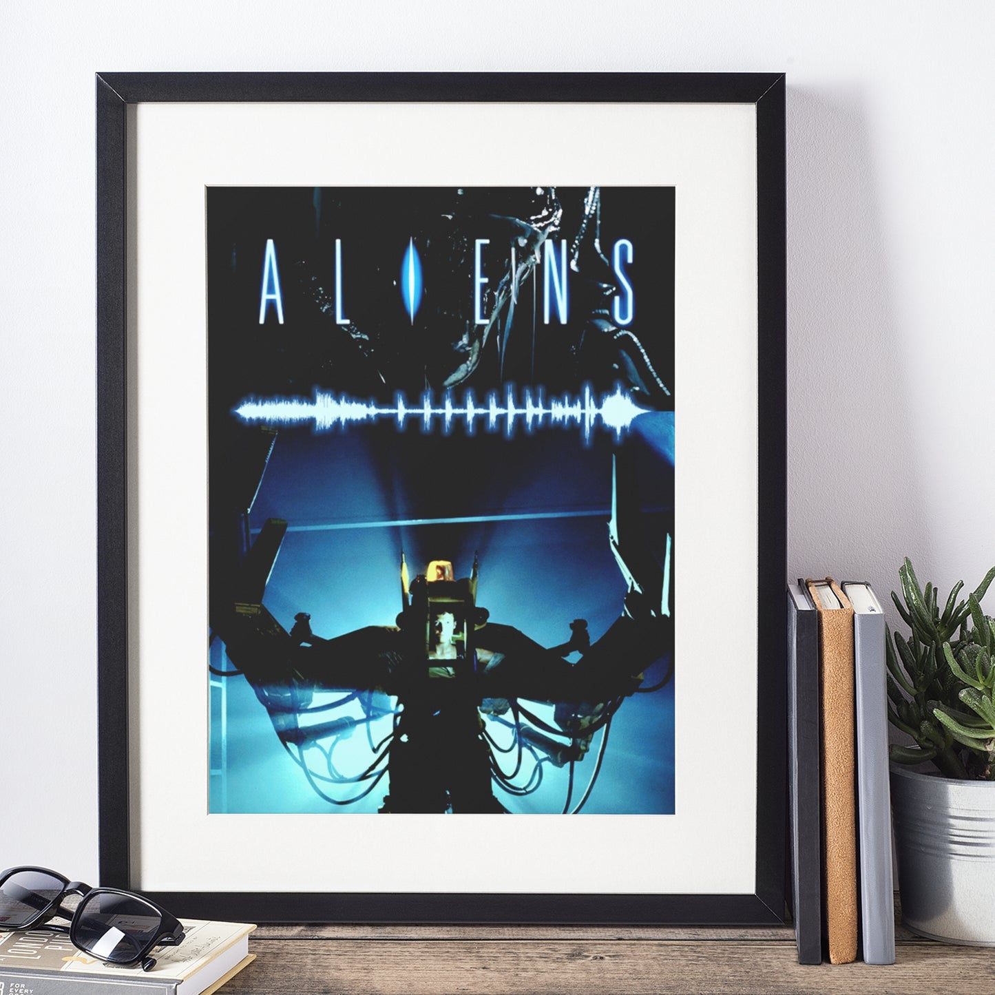 personalised movie poster with playable soundwave