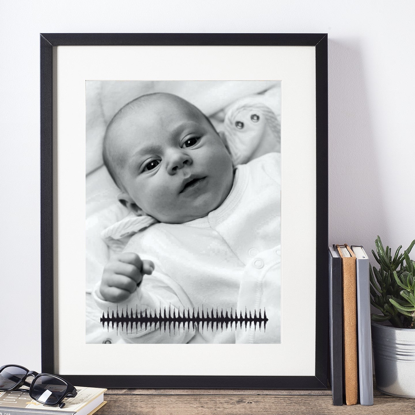 baby heartbeat ultrasound soundwave with pic