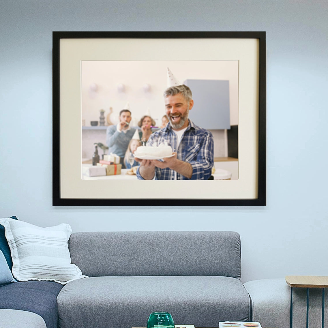 birthday celebration interactive photo print
