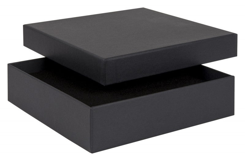 Stainless Steel 8.5" Slim H Link with Black Rubber Inlay Bracelet