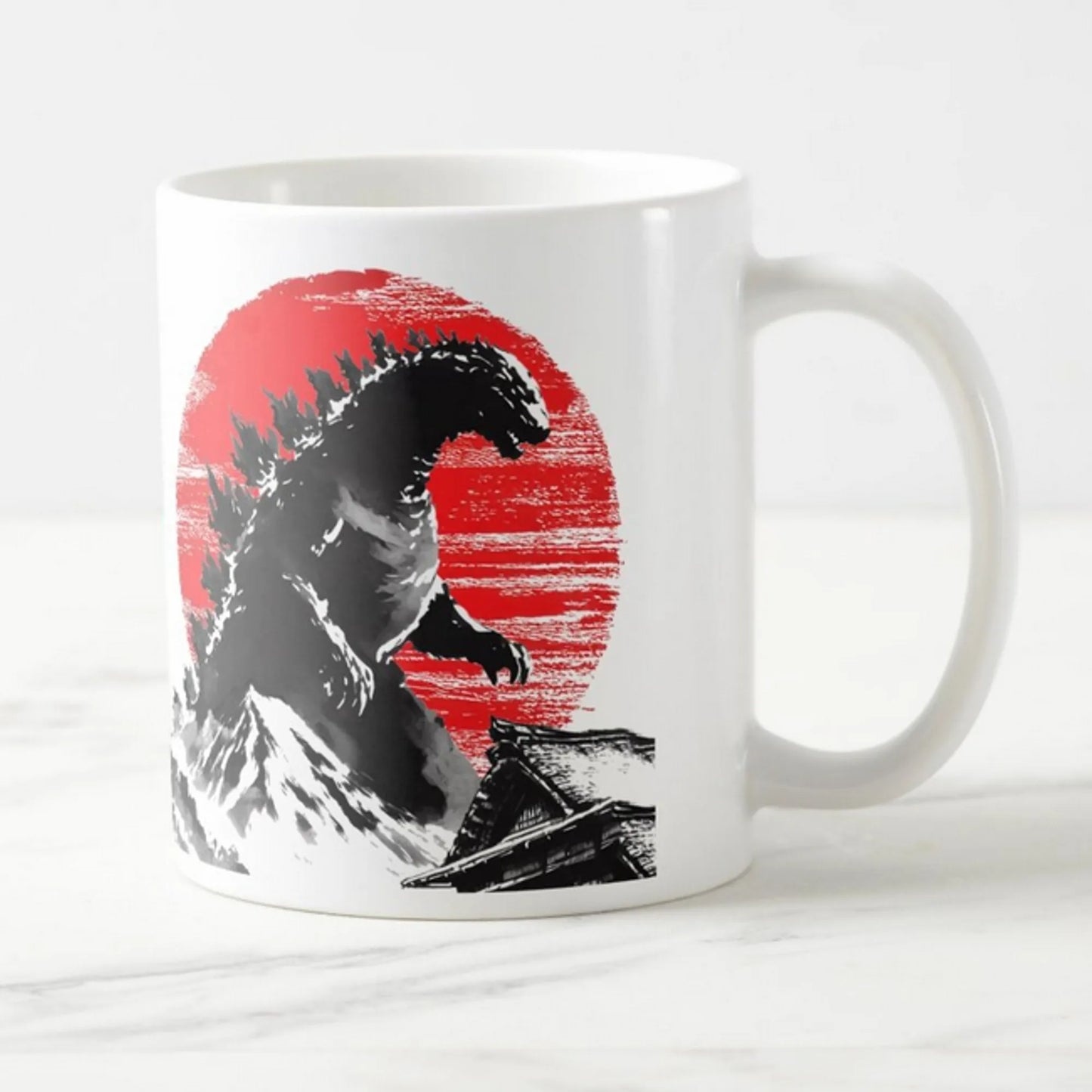 Godzilla mug right side