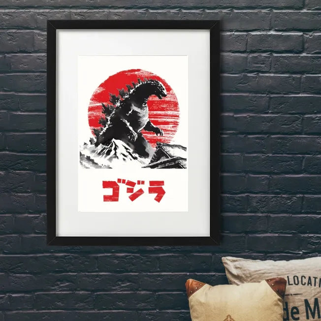 Godzilla playable poster