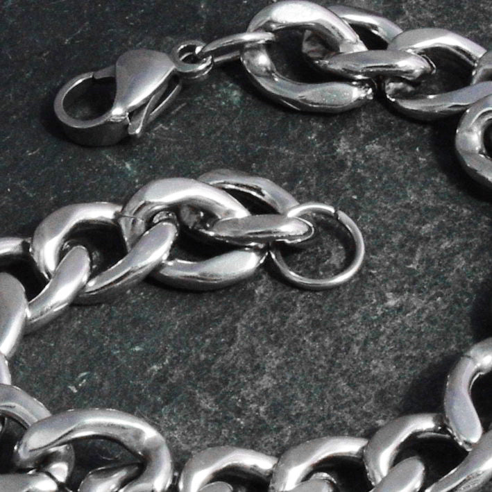 Stainless Steel 7" Curb Link Bracelet