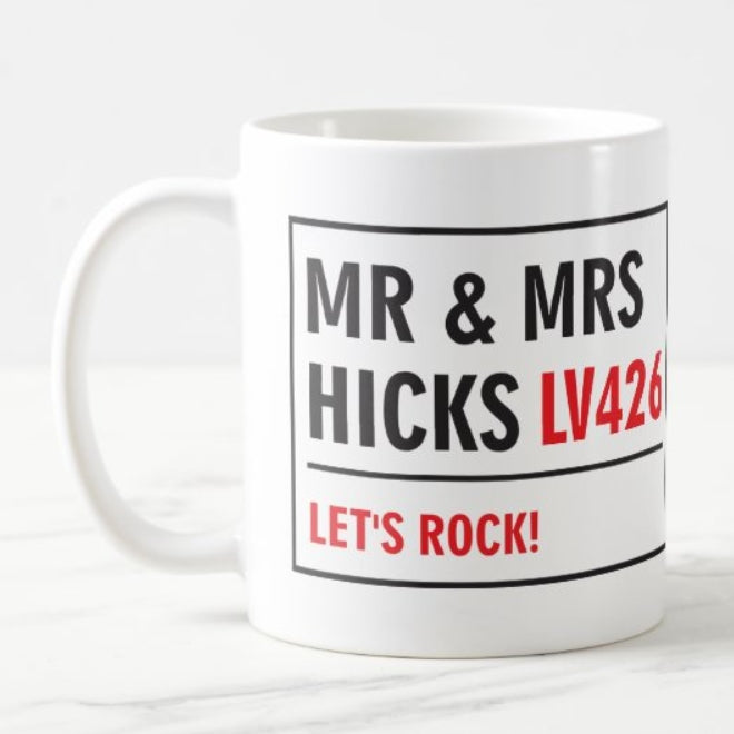 Personalised street sign mug