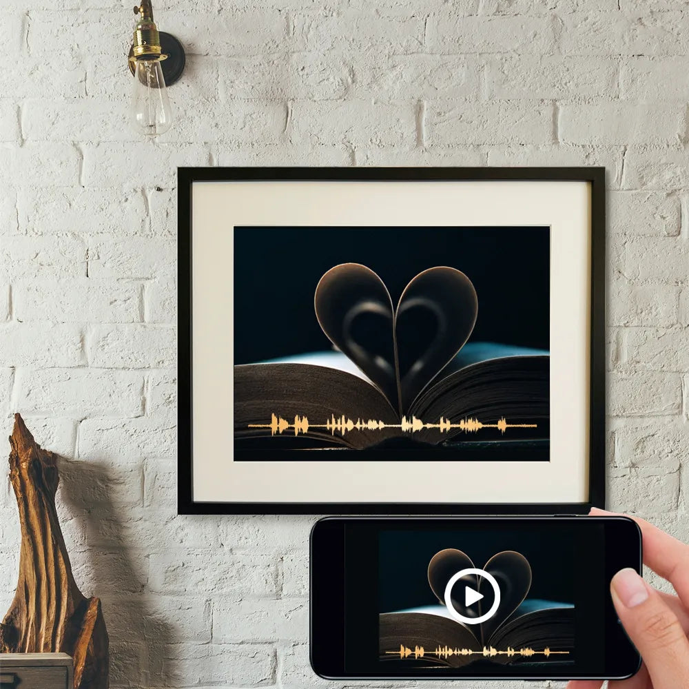 Valentine's Day Gift Playable Soundwave Art Print