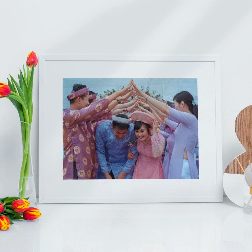 Interactive photo print