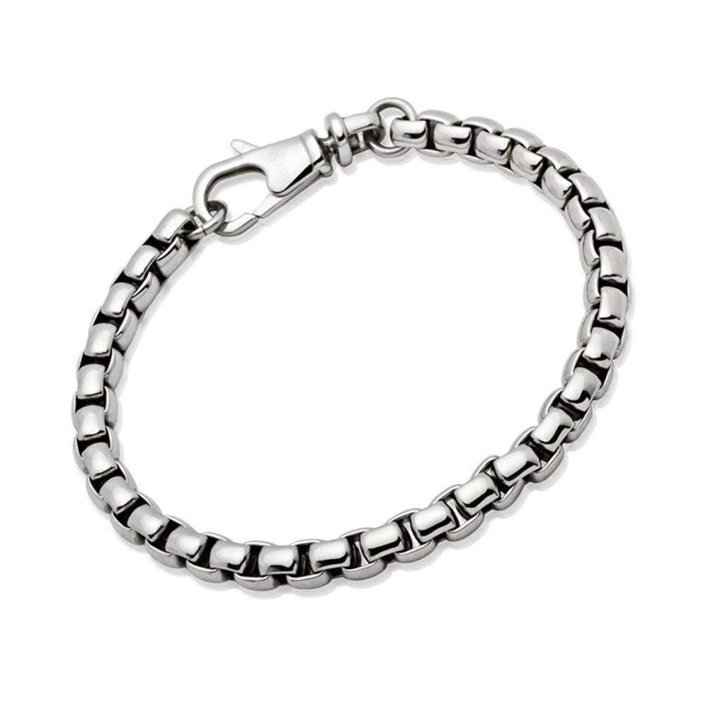 Stainless Steel 8" Box Style Bracelet