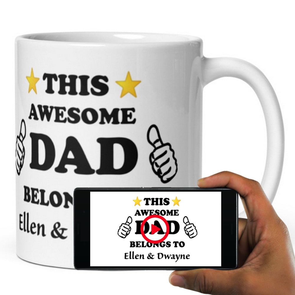 Awesome dad playable personalised mug app demo