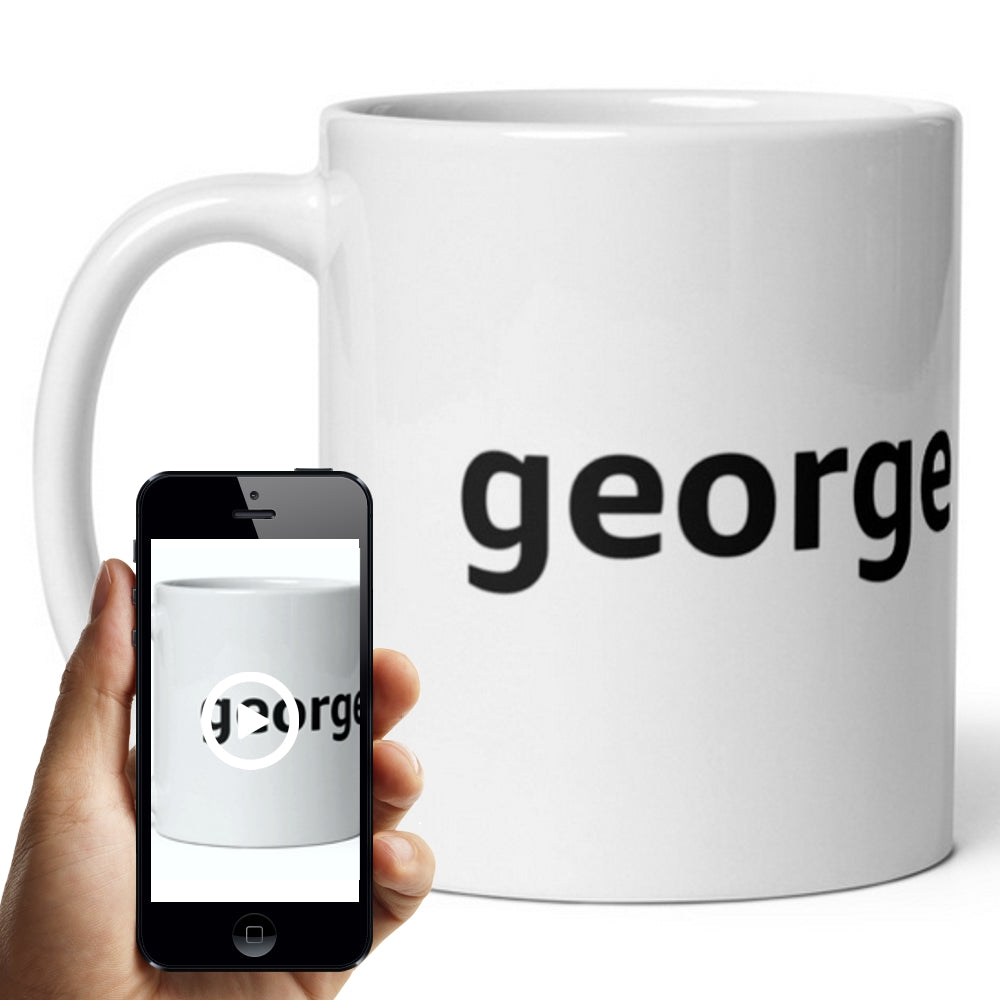 Playable personalised dad review mug