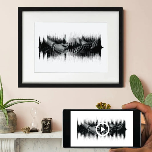 Father's Day Playable Soundwave Art Print