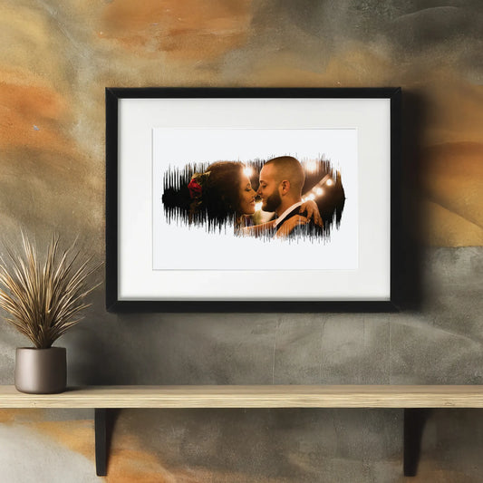 First Dance Wedding Song Playable Soundwave Art Print