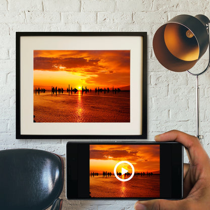 Sunset and soundwave playable app demo pic