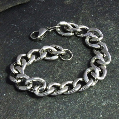 Stainless Steel  7" Curb Link Bracelet