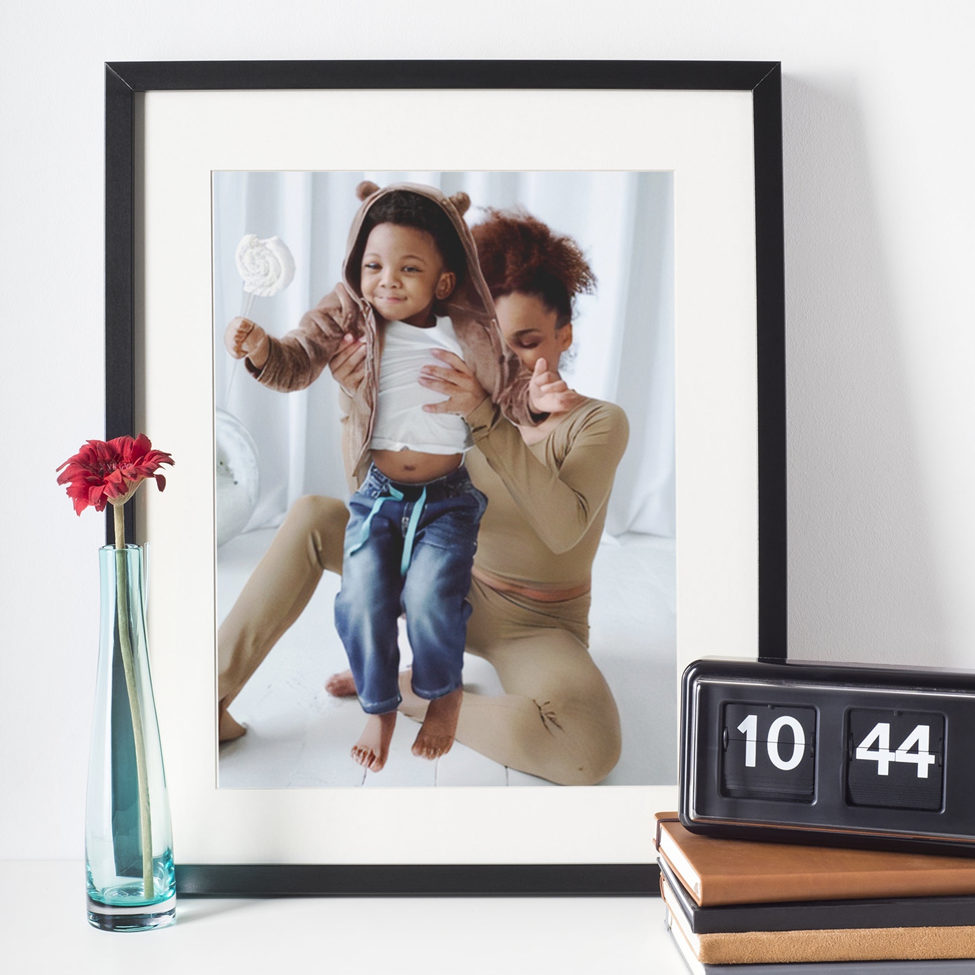 Ineractive photo print example mother and child