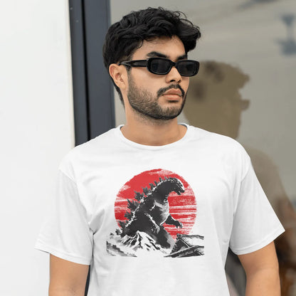 Men's Godzilla Playable T Shirt mockup