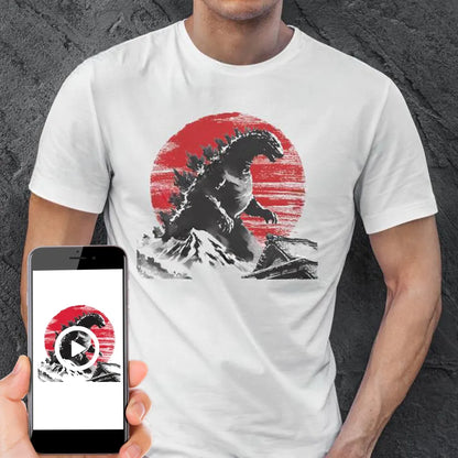Godzilla playable t-shirt app demo pic
