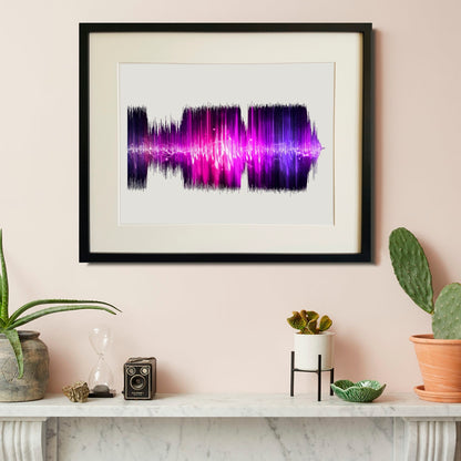 Mother's day favourite song playable soundwave print 