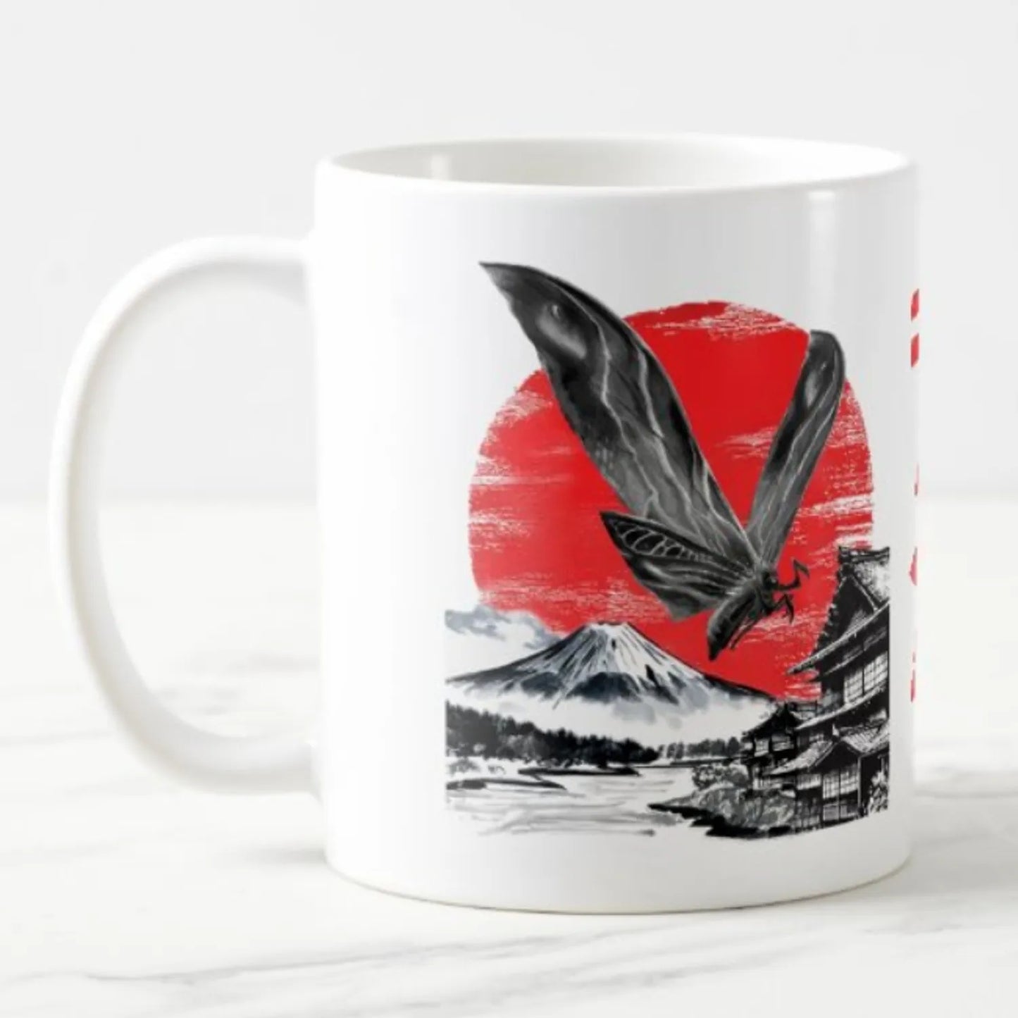 Playable Mothra mug