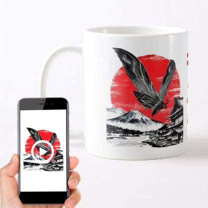 Playable Mothra mug