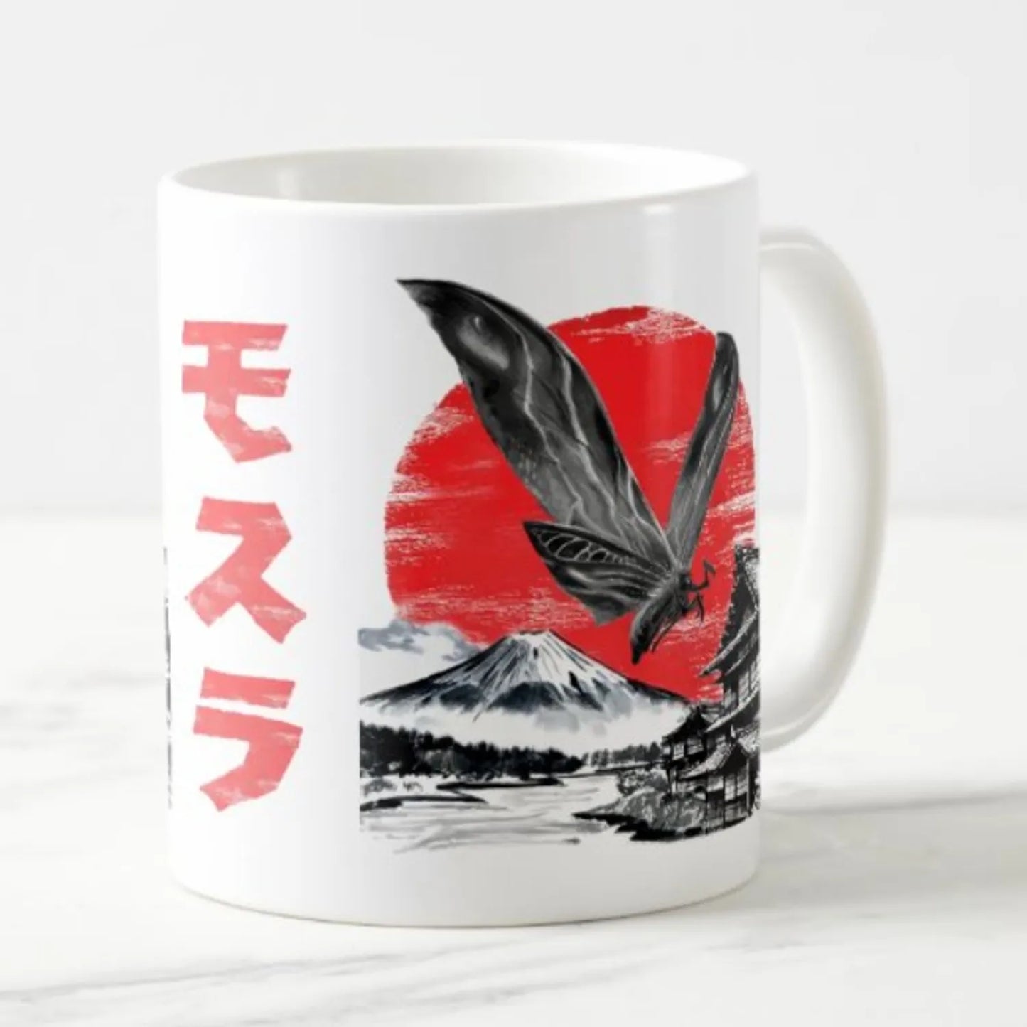 Playable Mothra mug