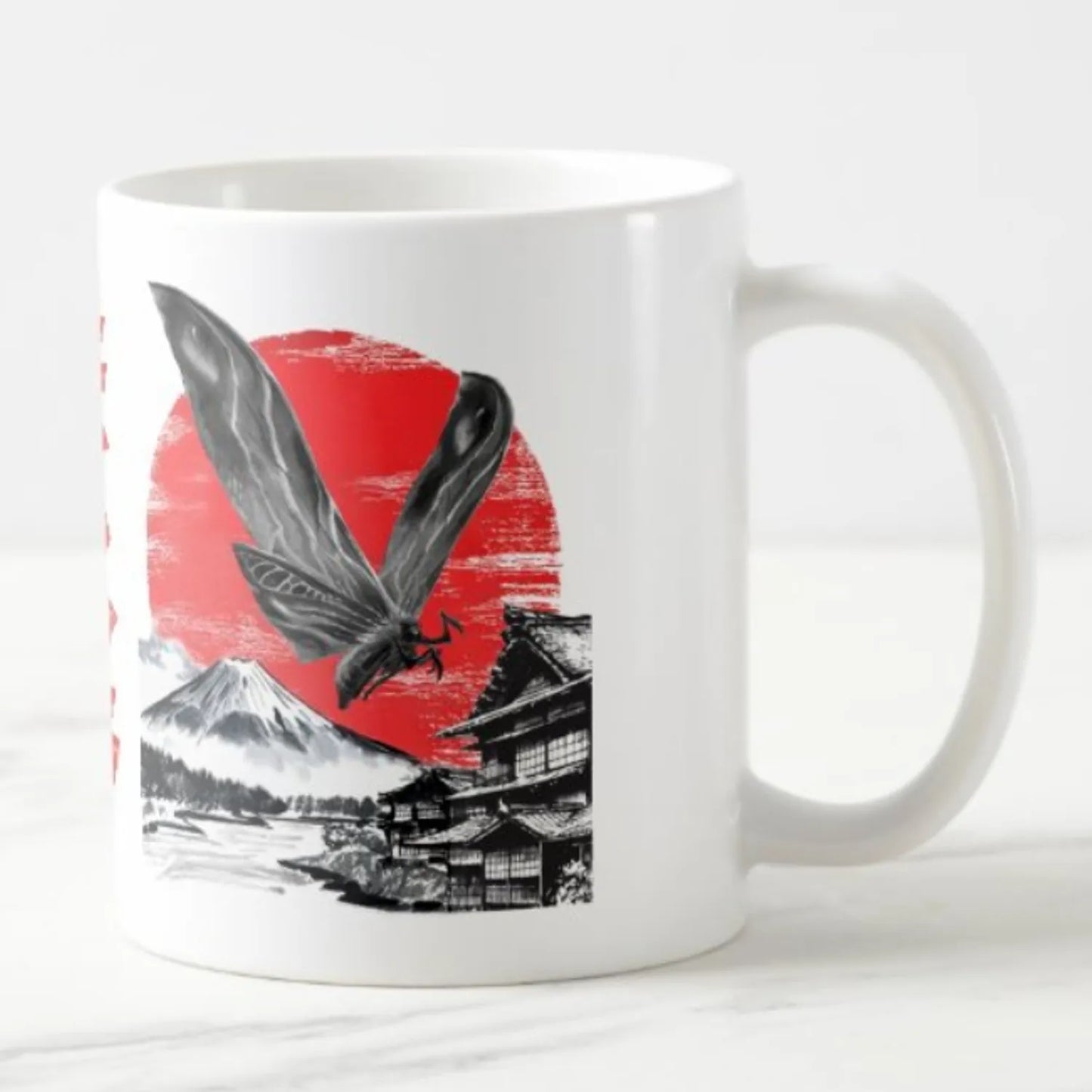 Playable Mothra mug