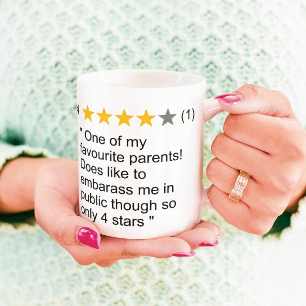Personalised mum review mug