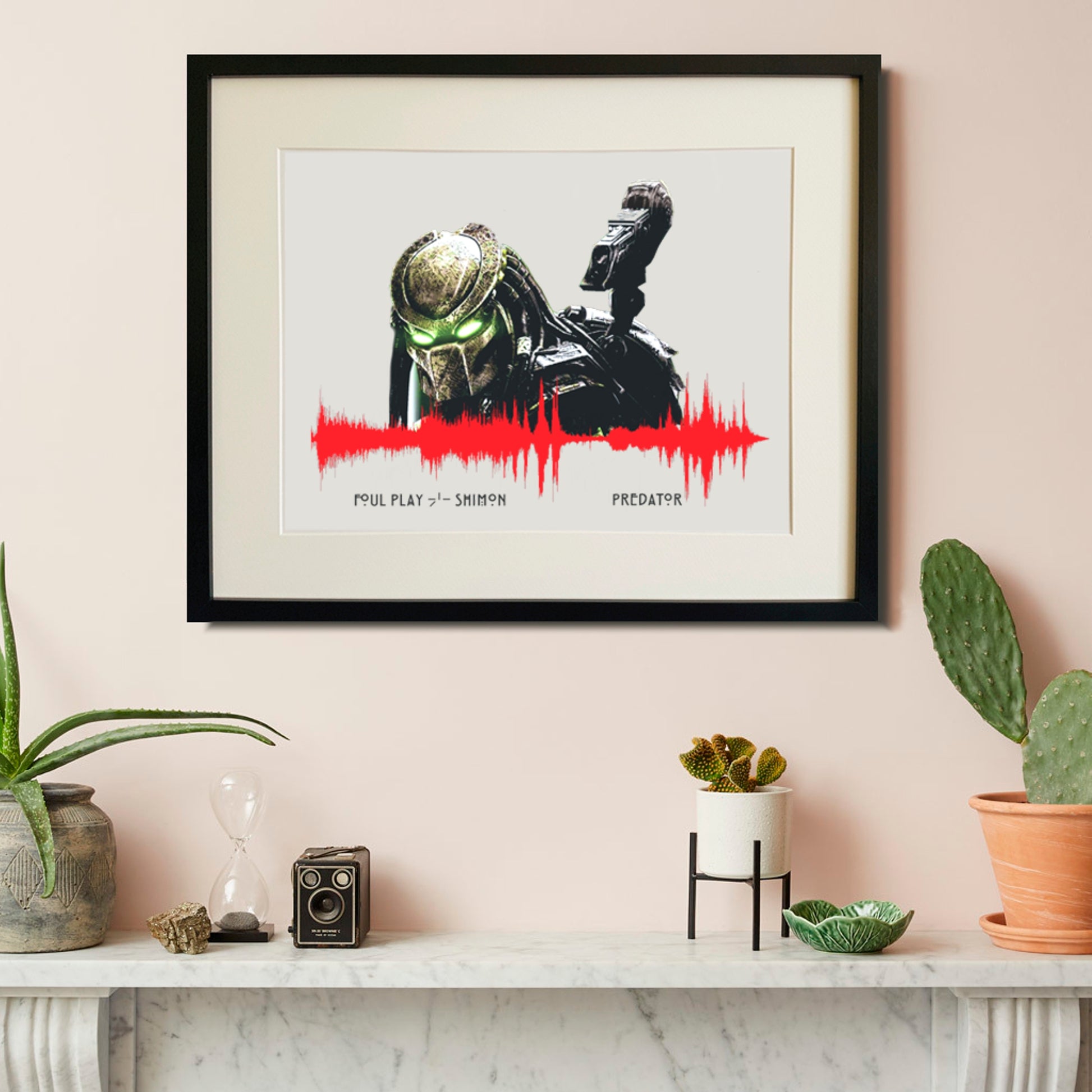 Personalised movie poster with playable soundwave samples