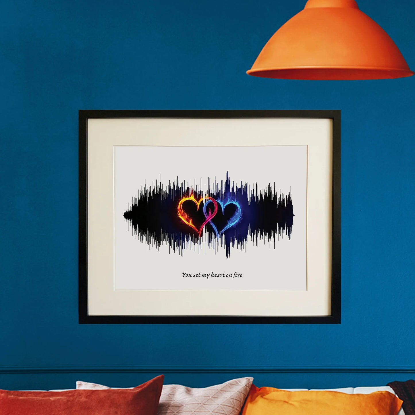 Valentine's Day Gift Playable Soundwave Art Print