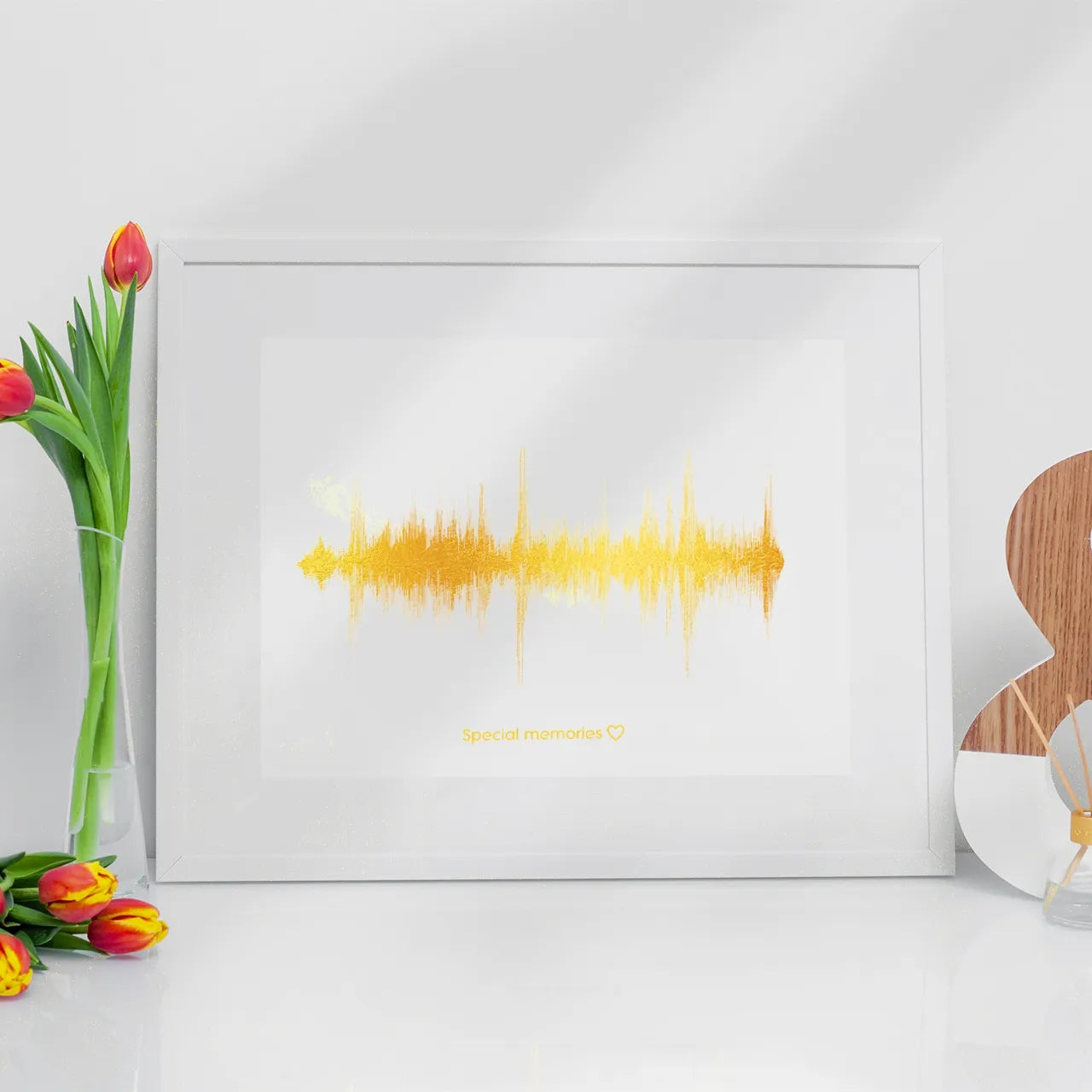 Valentines day soundwave print special memories