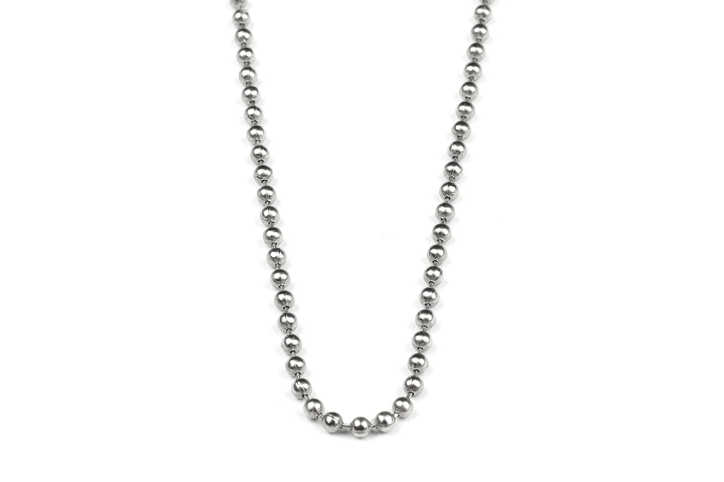 Stainless Steel Snake Tooth Pendant with 20" ball chain and gift box