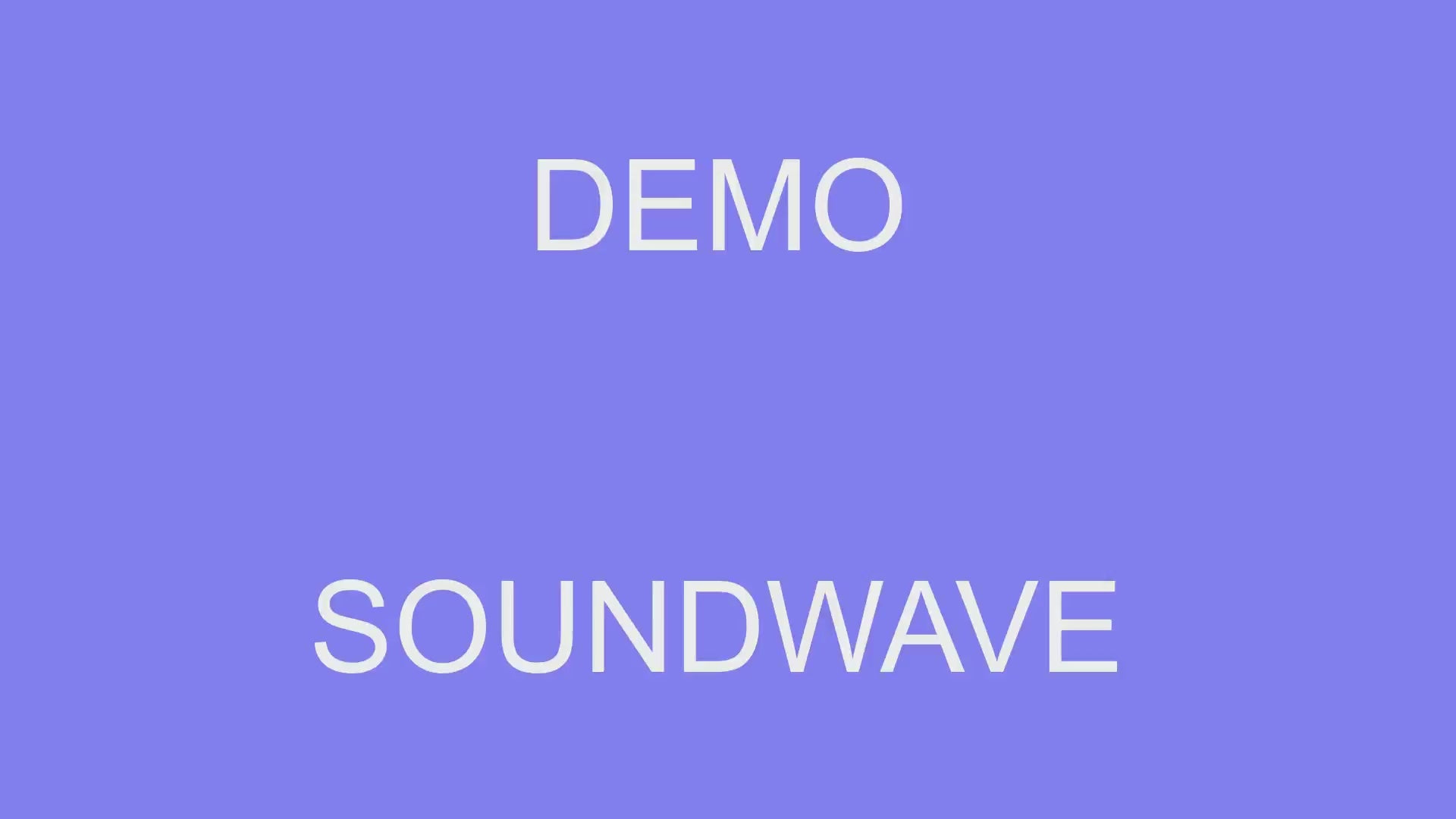Voice soundwave playing