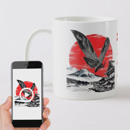 Playable Mothra mug